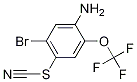 5-Bromo-4-thiocyanato-2-(trifluoromethoxy)aniline Structure,1133115-30-6Structure