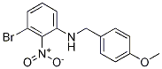 3-Bromo-N-(4-methoxybenzyl)-2-nitroaniline Structure,1133115-36-2Structure