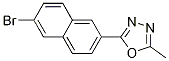 2-(6-Bromonaphthalen-2-yl)-5-methyl-1,3,4-oxadiazole Structure,1133115-80-6Structure