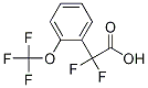 2,2-Difluoro-2-(2-(trifluoromethoxy)phenyl)acetic acid Structure,1133116-03-6Structure