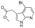 Methyl 2-(4-bromo-1h-pyrrolo[2,3-b]pyridin-3-yl)acetate Structure,1134327-78-8Structure