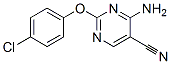 4-Amino-2-(4-chlorophenoxy)pyrimidine-5-carbonitrile Structure,113447-04-4Structure