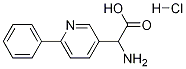 2-Amino-2-(6-phenyl-3-pyridyl)acetic acid hydrochloride Structure,1134915-37-9Structure