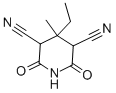 2,4-Dicyano-3-ethyl-3-methylglutarimide Structure,1135-62-2Structure