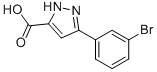 5-(3-Bromophenyl)-1h-pyrazole-3-carboxylic acid Structure,1135821-47-4Structure