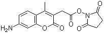 7-(Dimethylamino)coumarin-4-aceticacid-nhs Structure,113721-87-2Structure