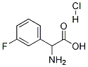 2-Amino-2-(3-fluorophenyl)acetic acid hydrochloride Structure,1137474-81-7Structure