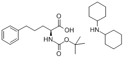 Benzenepentanoic acid, a-[[(1,1-dimethylethoxy)carbonyl]amino]-, (s)-, compd. with n-cyclohexylcyclohexanamine (1:1) Structure,113756-89-1Structure