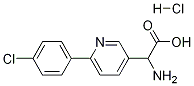 2-Amino-2-[6-(4-chlorophenyl)-3-pyridyl]acetic acid hydrochloride Structure,1137666-85-3Structure