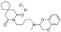 [8-[4-(1,4-Benzodioxan-2-yl-methylamino)butyl]]-8-azaspiro[4.5]decane-7,9-dione hydrochloride Structure,113777-33-6Structure