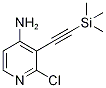 2-Chloro-3-((trimethylsilyl)ethynyl)pyridin-4-amine Structure,1138444-10-6Structure