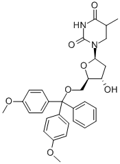 5-O-(dimethoxytrityl)-5,6-dihydrothymidine Structure,113974-50-8Structure