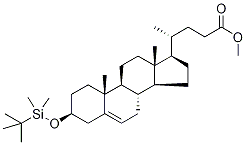 (3Beta)-3-(tert-butyldimethylsilyl)oxy-chol-5-en-24-oic acid methyl ester Structure,114011-35-7Structure