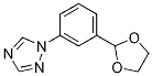 1-[3-(1,3-Dioxolan-2-yl)phenyl]-1h-1,2,4-triazole Structure,1141669-93-3Structure