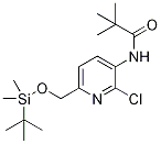 N-(6-((tert-butyldimethylsilyloxy)methyl)-2-chloropyridin-3-yl)pivalamide Structure,1142191-94-3Structure