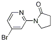 2-Pyrrolidinone, 1-(4-bromo-2-pyridinyl)- Structure,1142194-39-5Structure