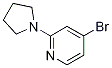 4-Bromo-2-(1-pyrrolidinyl)pyridine Structure,1142194-47-5Structure