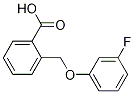 2-[(3-Fluorophenoxy)methyl]benzoic acid Structure,114312-47-9Structure