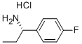 (1S)-1-(4-fluorophenyl)propylamine-hcl Structure,1145786-74-8Structure