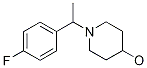 1-[1-(4-Fluoro-phenyl)-ethyl ]-piperidin-4-ol Structure,1146080-10-5Structure