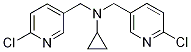 Bis-(6-chloro-pyridin-3-ylmethyl)-cyclopropyl-amine Structure,1146080-51-4Structure