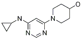 1-(6-Cyclopropylamino-pyrimidin-4-yl)-piperidin-4-ol Structure,1146080-66-1Structure