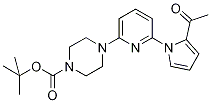 Tert-butyl4-(6-(2-acetyl-1h-pyrrol-1-yl)pyridin-2-yl)piperazine-1-carboxylate Structure,1146080-83-2Structure