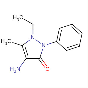 4-Amino-1-ethyl-5-methyl-2-phenylpyrazol-3-one Structure,114682-26-7Structure