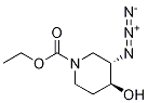 (3S,4s)-ethyl 3-azido-4-hydroxypiperidine-1-carboxylate Structure,114870-50-7Structure