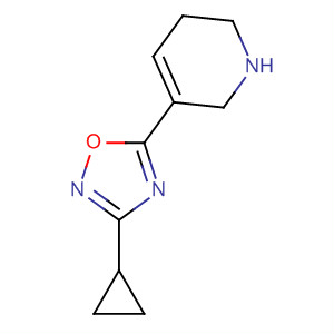 3-(3-Cyclopropyl-1,2,4-oxadiazol-5-yl)-1,2,5,6-tetrahydropyridine Structure,114904-71-1Structure