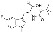 (R)-2-(tert-butoxycarbonyl)-3-(5-fluoro-1h-indol-3-yl)propanoic acid Structure,114926-41-9Structure