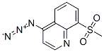 Quinoline, 4-azido-8-(methylsulfonyl)- Structure,114935-78-3Structure