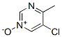 Pyrimidine, 5-chloro-4-methyl-, 1-oxide (9ci) Structure,114969-55-0Structure