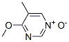 Pyrimidine, 4-methoxy-5-methyl-, 1-oxide (9ci) Structure,114969-58-3Structure