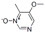 Pyrimidine, 5-methoxy-4-methyl-, 3-oxide (9ci) Structure,114969-98-1Structure