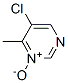 Pyrimidine, 5-chloro-4-methyl-, 3-oxide (9ci) Structure,114969-99-2Structure