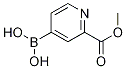 2-(Methoxycarbonyl)pyridine-4-boronic acid Structure,1150114-30-9Structure