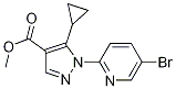 Methyl 1-(5-bromopyridin-2-yl)-5-cyclopropylpyrazole-4-carboxylate Structure,1150164-26-3Structure