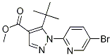 Methyl 1-(5-bromopyridin-2-yl)-5-tert-butyl pyrazole-4-carboxylate Structure,1150164-28-5Structure