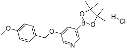 5-(4-Methoxybenzyloxy)pyridine-3-boronic acid, pinacol ester, HCl Structure,1150271-39-8Structure