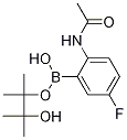 2-Acetamido-5-fluorophenylboronic acid, pinacol ester Structure,1150271-55-8Structure