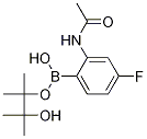 2-Acetamido-4-fluorophenylboronic acid, pinacol ester Structure,1150271-67-2Structure