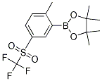 2-Methyl-5-(trifluoromethylsulfonyl)phenylboronic acid, pinacol ester Structure,1150271-69-4Structure