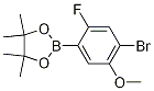 4-Bromo-2-fluoro-5-methoxyphenylboronic acid, pinacol ester Structure,1150271-71-8Structure