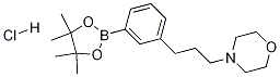 3-(3-Morpholinopropyl)phenylboronic acid, pinacol ester, HCl Structure,1150271-72-9Structure