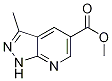 Methyl 3-methyl-1h-pyrazolo[3,4-b]pyridine-5-carboxylate Structure,1150618-05-5Structure