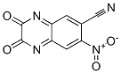 6-Quinoxalinecarbonitrile, 1,2,3,4-tetrahydro-7-nitro-2,3-dioxo- Structure,115066-14-3Structure