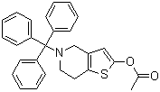 Acetic acid 5-trityl-4,5,6,7-tetrahydro-thieno[3,2-c]pyridin-2-yl ester Structure,1151904-83-4Structure