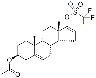 (3β)-androsta-5,16-diene-3,17-diol 3-acetate 17-(trifluoromethanesulfonate) Structure,115375-60-5Structure