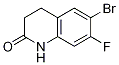 6-Bromo-7-fluoro-3,4-dihydro-2(1h)-quinolinone Structure,1156389-00-2Structure